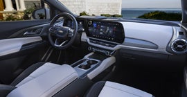 The interior of a Equinox EV